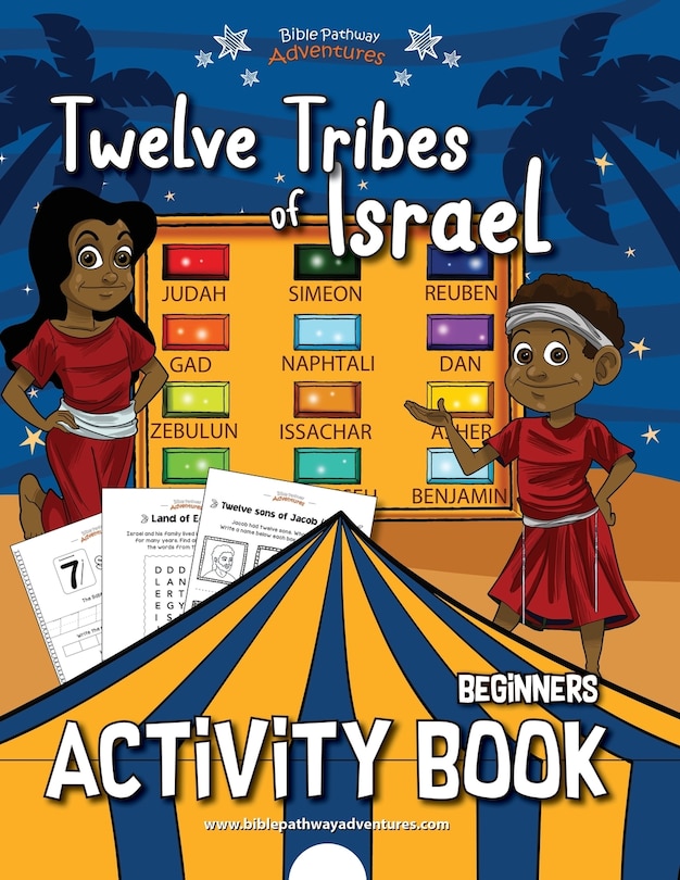 Couverture_Twelve Tribes of Israel Activity Book for Beginners