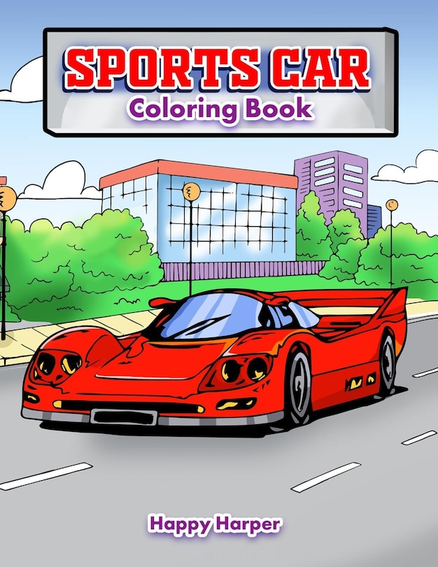 Couverture_Sportscar Coloring