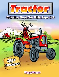 Front cover_Tractor Coloring Book
