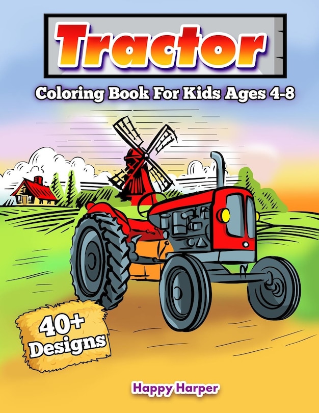 Front cover_Tractor Coloring Book