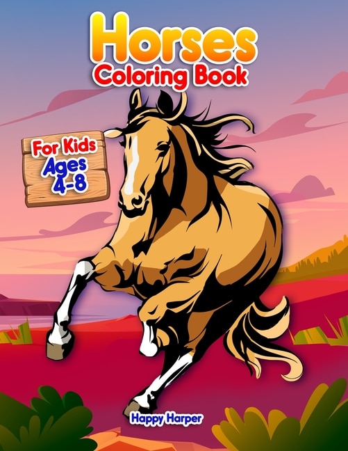Couverture_Horses Coloring Book