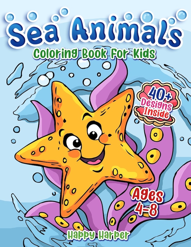 Couverture_Sea Animals Coloring Book