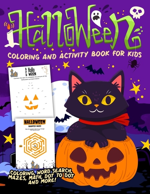 Couverture_Halloween Coloring And Activity Book