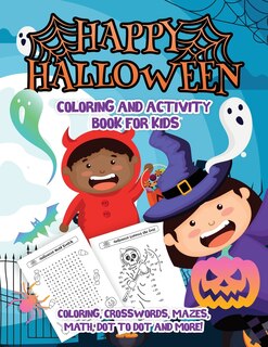 Couverture_Coloring and Activity Workbook - Halloween Edition