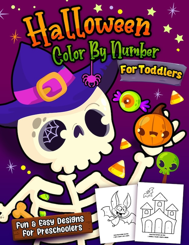 Front cover_Color By Number - Halloween Edition