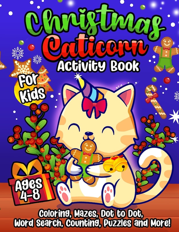 Front cover_Caticorn Activity Book for Xmas