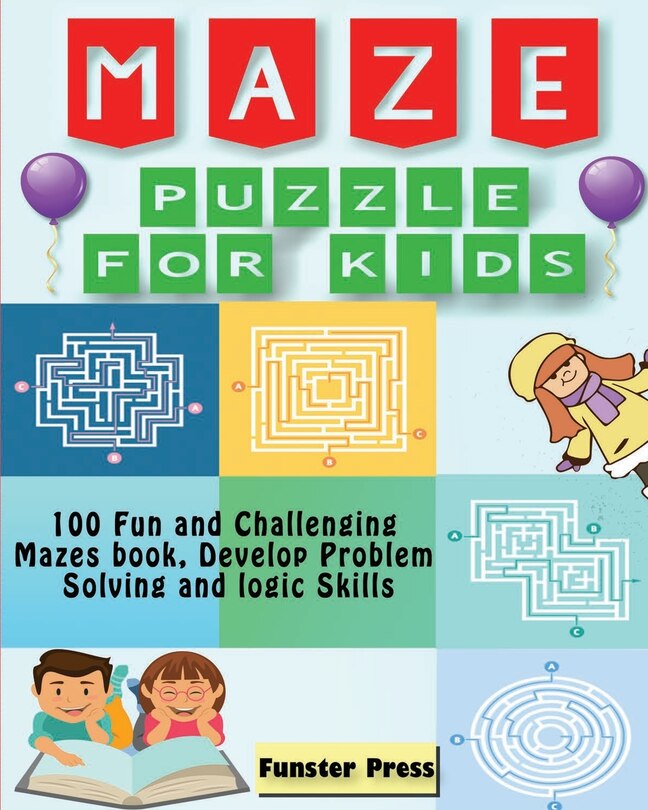 Front cover_Maze Puzzle for kids