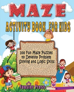 Front cover_Maze Activity Book for Kids