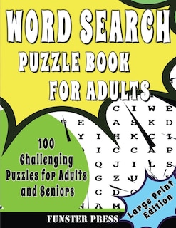 Couverture_Word Search Puzzle Book For Adults