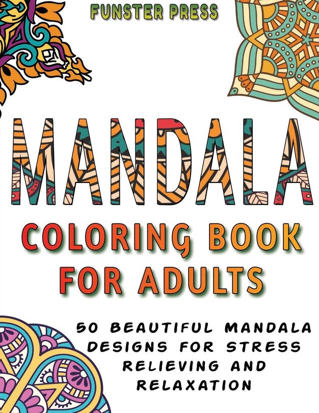Front cover_Mandala Coloring Book for Adults