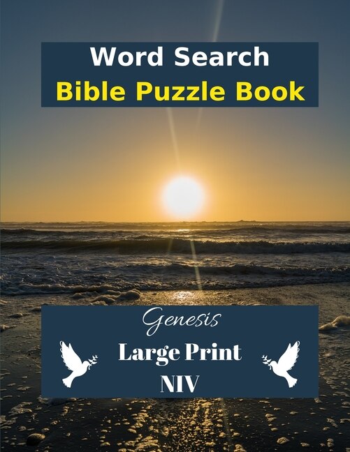 Word Search Bible Puzzle: Genesis In Large Print Niv