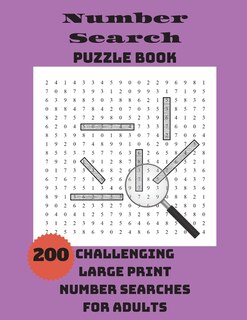 Front cover_Number Search Puzzle Book