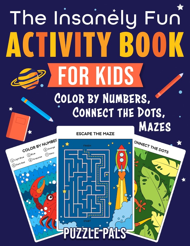 Front cover_The Insanely Fun Activity Book For Kids