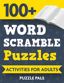 Front cover_100+ Word Scramble Puzzles