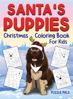 Couverture_Santa's Puppies Coloring Book For Kids