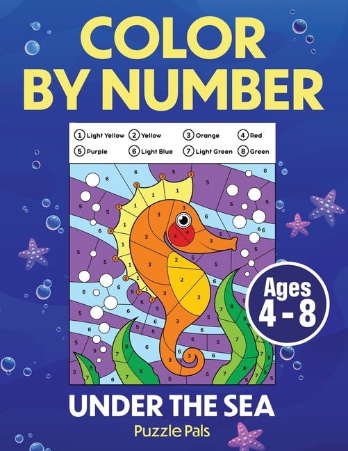 Front cover_Under The Sea Color By Number