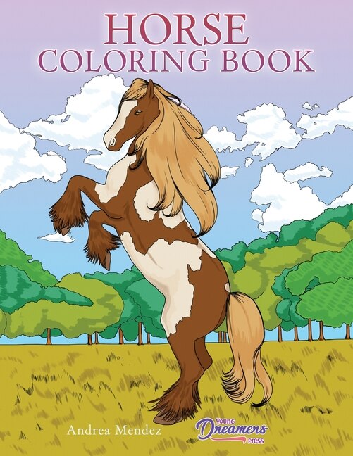 Front cover_Horse Coloring Book
