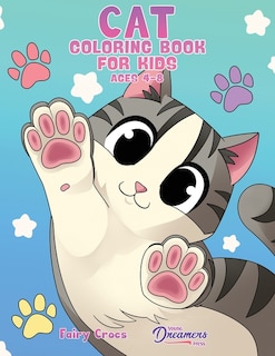 Front cover_Cat Coloring Book for Kids Ages 4-8