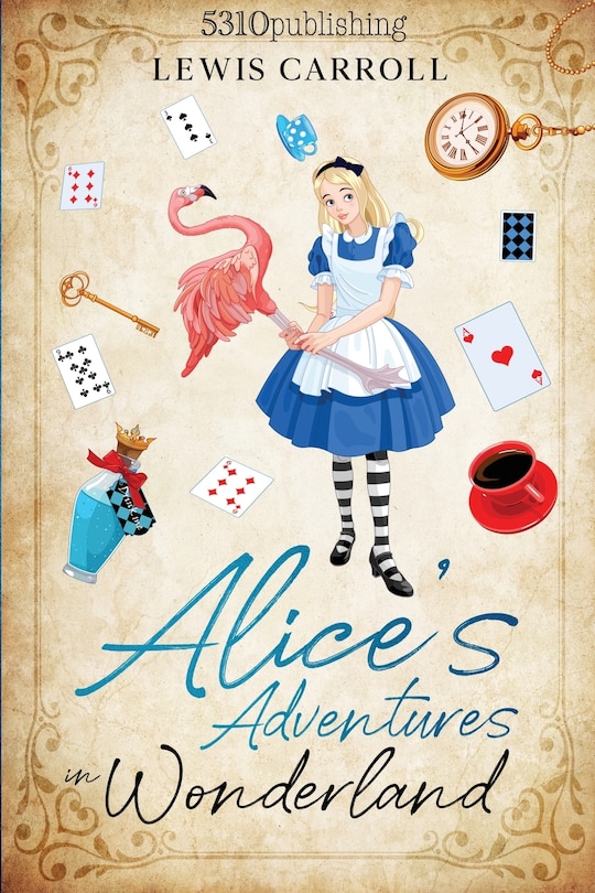 Front cover_Alice's Adventures in Wonderland (Revised and Illustrated)