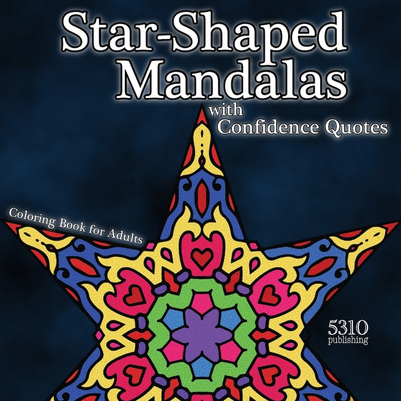 Front cover_Star-shaped Mandalas with Confidence Quotes