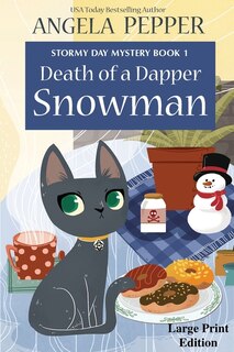 Front cover_Death of a Dapper Snowman - Large Print