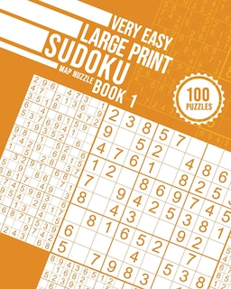 Front cover_Very Easy Large Print Sudoku Book 1