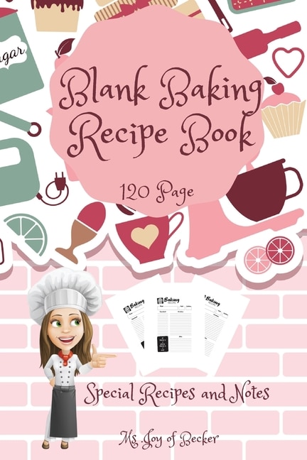 Front cover_Blank Baking Recipe Book
