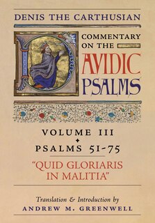 Couverture_Quid Gloriaris Militia (Denis the Carthusian's Commentary on the Psalms)