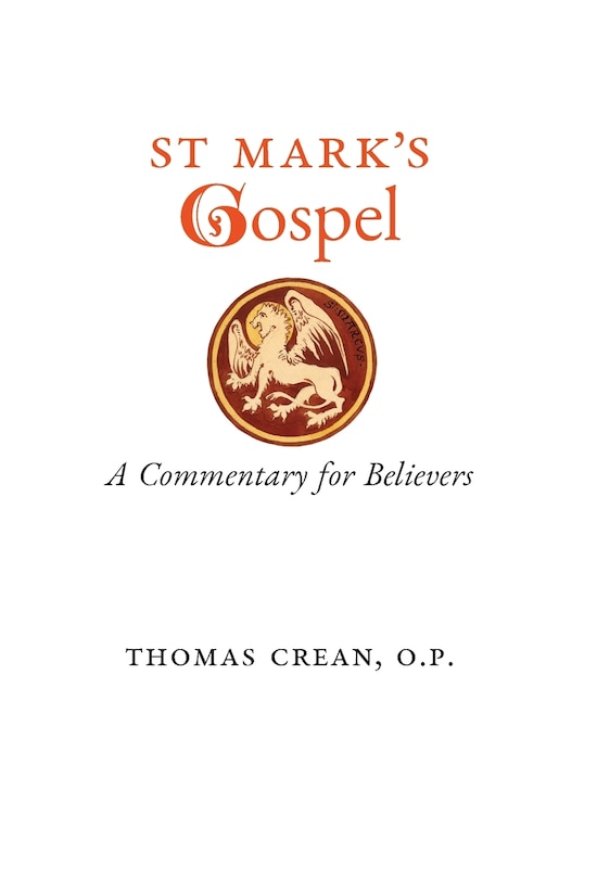 Front cover_St. Mark's Gospel