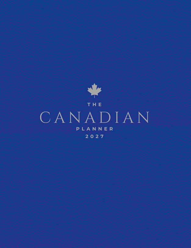 Front cover_The Canadian Planner 2027 (Blue)