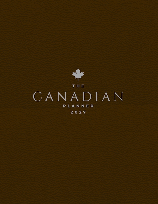 Front cover_The Canadian Planner 2027 (Brown)