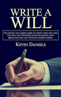 Front cover_Write a Will