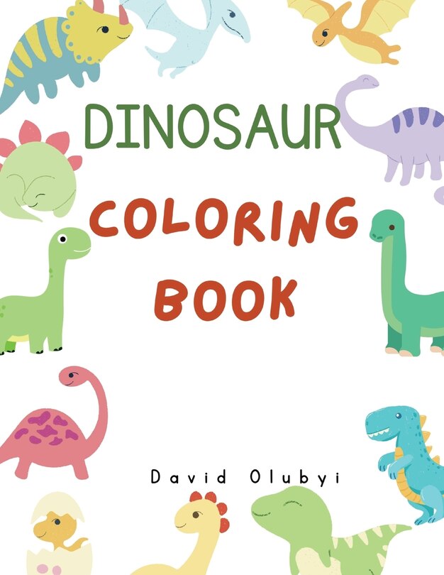 Front cover_Dinosaur Coloring Book