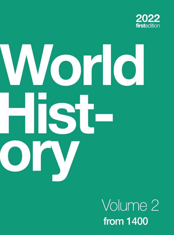 Front cover_World History, Volume 2 from 1400 (hardcover, full color)