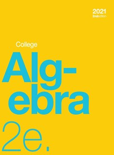 Front cover_College Algebra 2e (hardcover, full color)