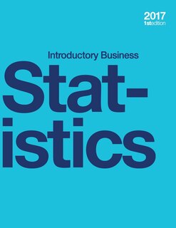 Front cover_Introductory Business Statistics (paperback, b&w)