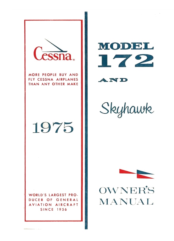 Cessna 1975 Model 172 and Skyhawk Owner's Manual