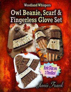 Front cover_Owl Beanie, Scarf and Fingerless Glove Set