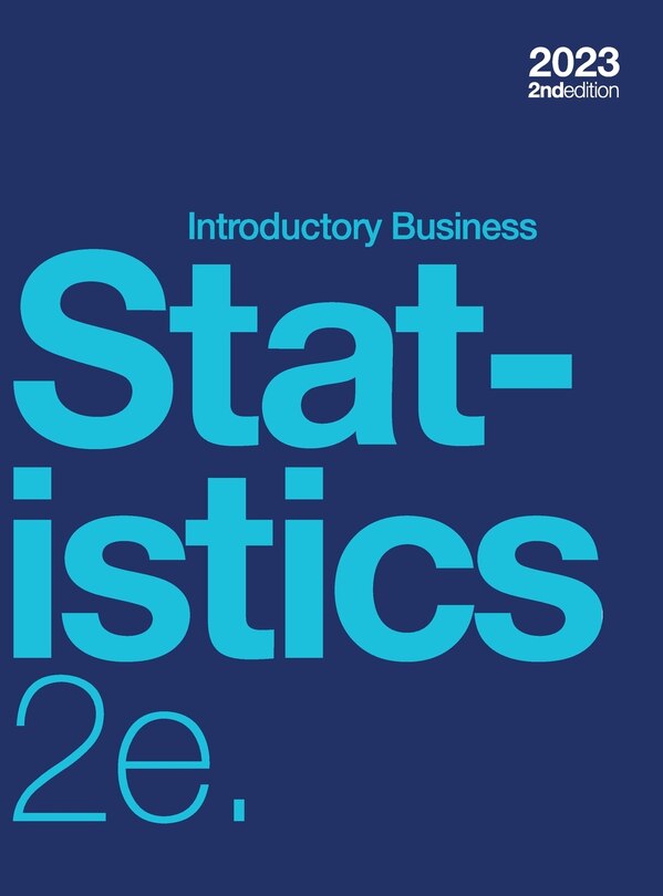Couverture_Introductory Business Statistics 2e (hardcover, full color)