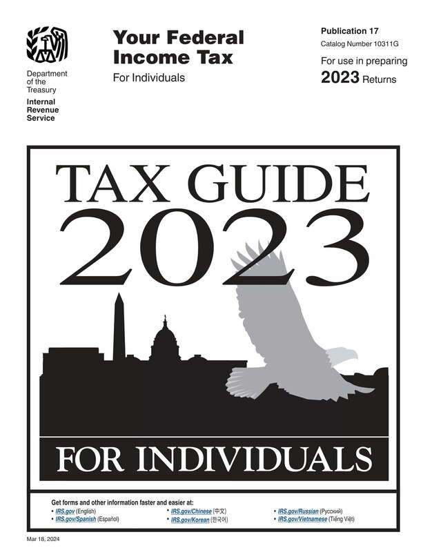 Front cover_Your Federal Income Tax For Individuals (Publication 17)