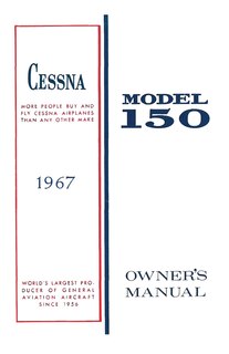 Couverture_Cessna 1967 Model 150 Owner's Manual