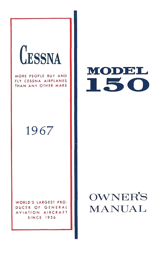 Couverture_Cessna 1967 Model 150 Owner's Manual