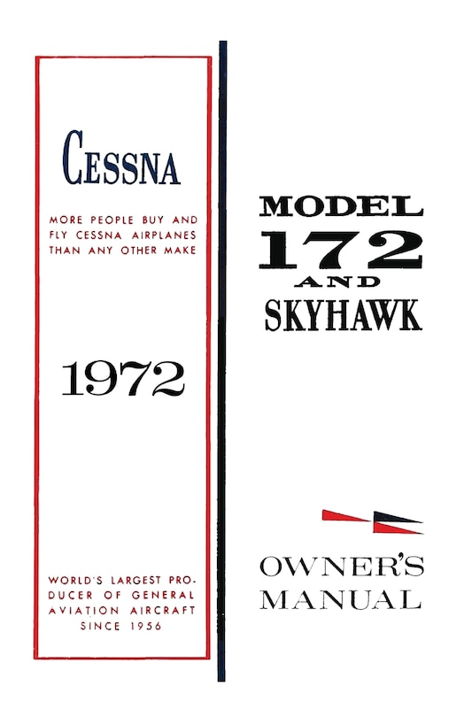 Front cover_Cessna 1972 Model 172 and Skyhawk Owner's Manual