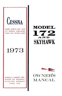 Couverture_Cessna 1973 Model 172 and Skyhawk Owner's Manual
