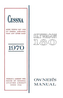 Couverture_Cessna 1970 Skywagon 180 Owner's Manual