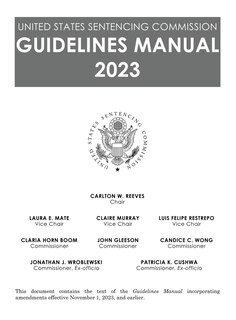 Front cover_United States Sentencing Commission Guidelines Manual 2023