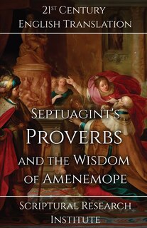 Front cover_Septuagint's Proverbs and the Wisdom of Amenemope