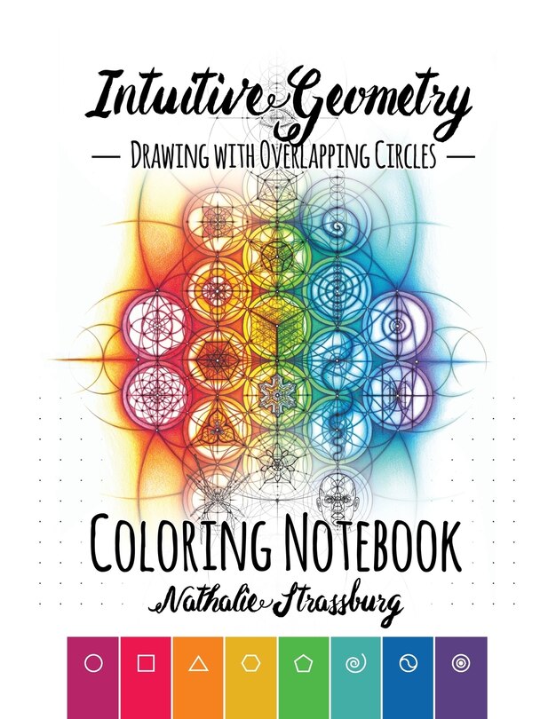 Front cover_Intuitive Geometry - Drawing with overlapping circles - Coloring Notebook