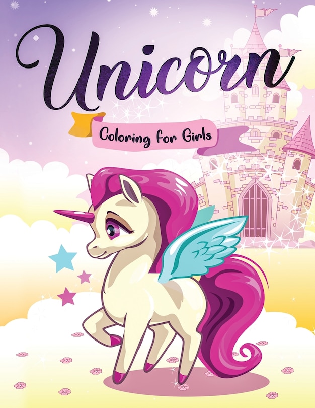 Front cover_Unicorn Coloring Book
