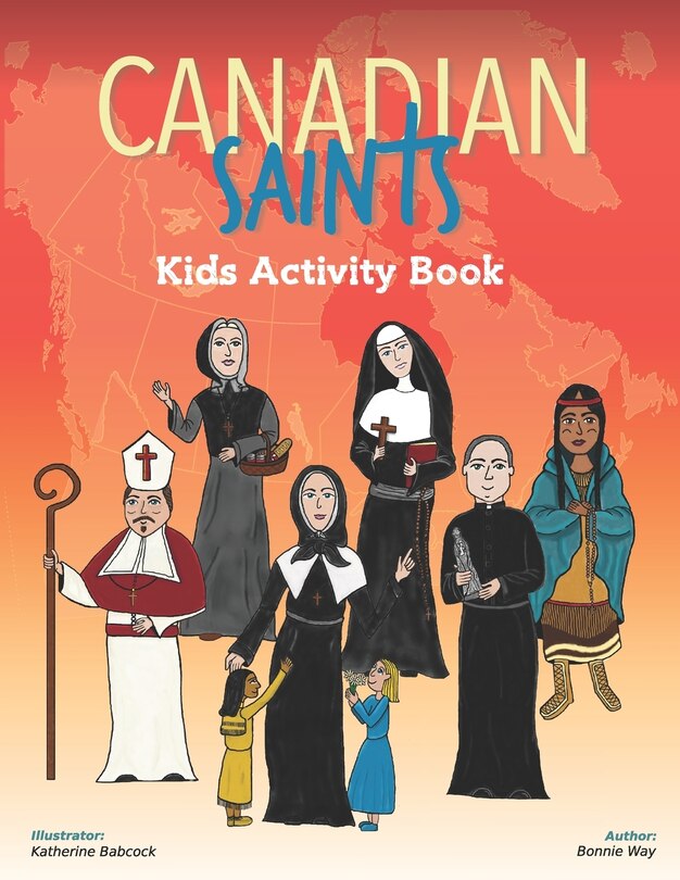 Front cover_Canadian Saints Kids Activity Book